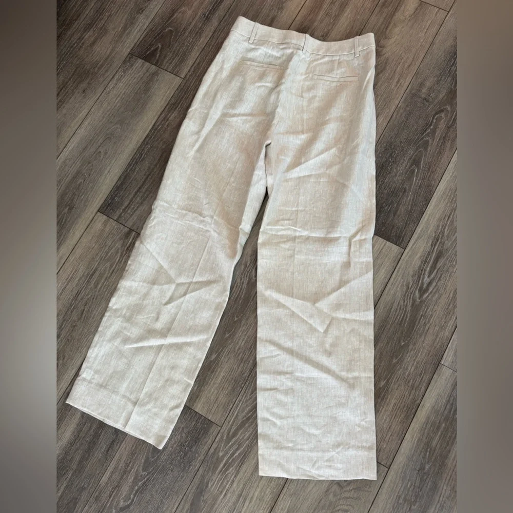 Banana Republic NWT PALMA STRAIGHT-LEG LINEN PANT Size 6